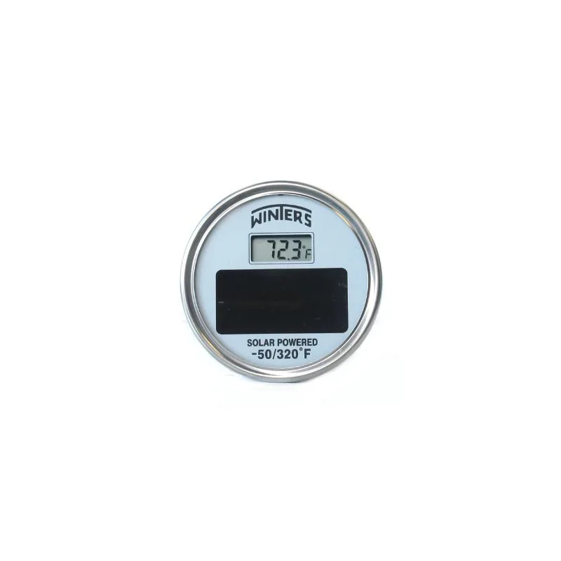 THS SOLAR DIGITAL BI-METAL THERMOMETER