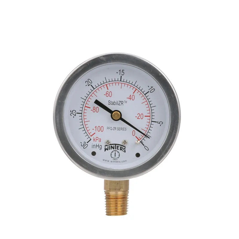 PFQ-ZR StabiliZR® STAINLESS STEEL PRESSURE GAUGE