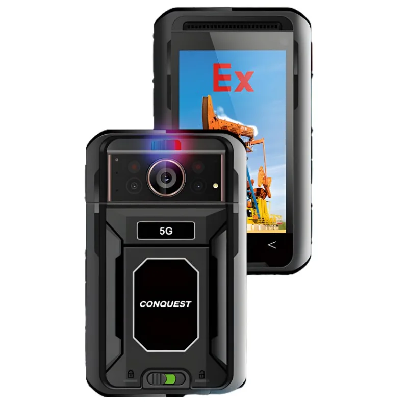 CONQUEST 5G Intrinsic Safety Body Camera | 4K Video | Zone 1 & 2 Certified