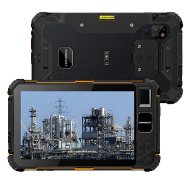 Conquest S22 Industrial 5G Tablet - 8.0" FHD Display, 15200mAh Battery, IP68/IP69K Rugged