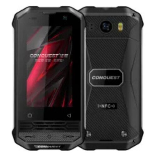 Conquest F2 Super Mini Rugged Smartphone - 4G Global, IP68 Waterproof, Android 12